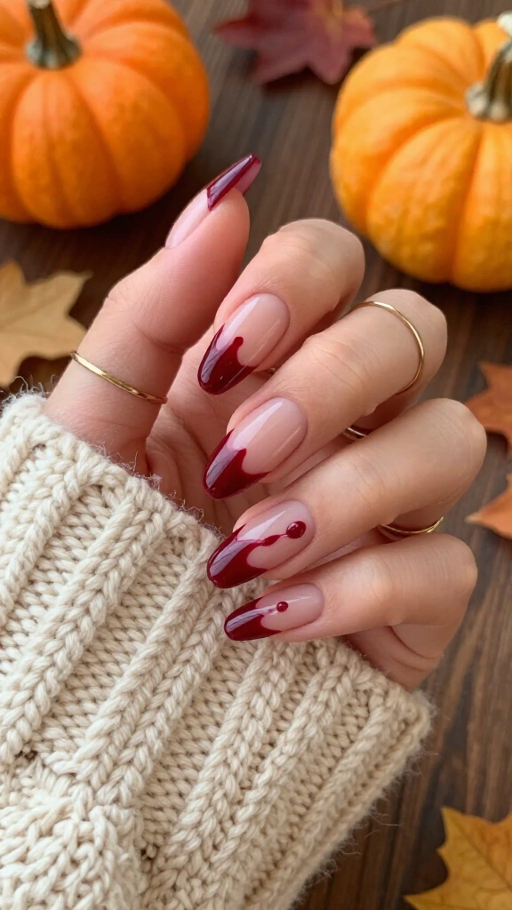 Crimson Blood Drip Accents