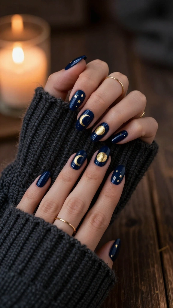 Celestial Moon Phases