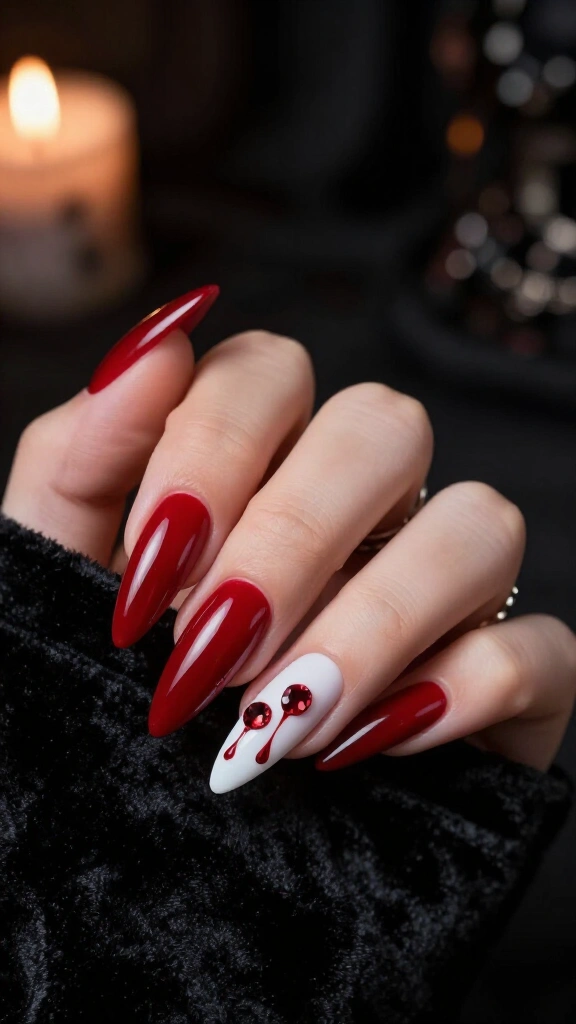 Seductive Vampire Bite Punctures