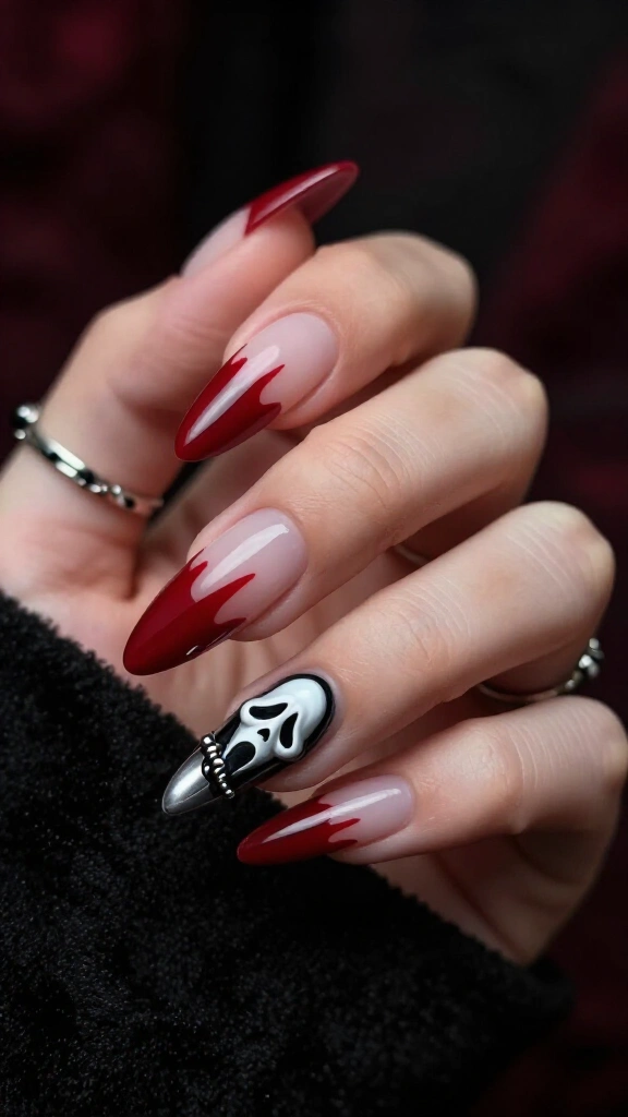 Dripping Blood & Ghostface Slasher Duo