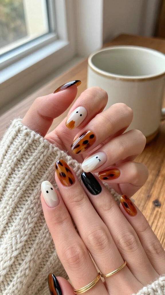 Neutral Tortoiseshell Ghost Overlays