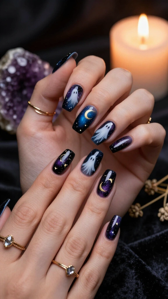 Moody Celestial Midnight Ghosts