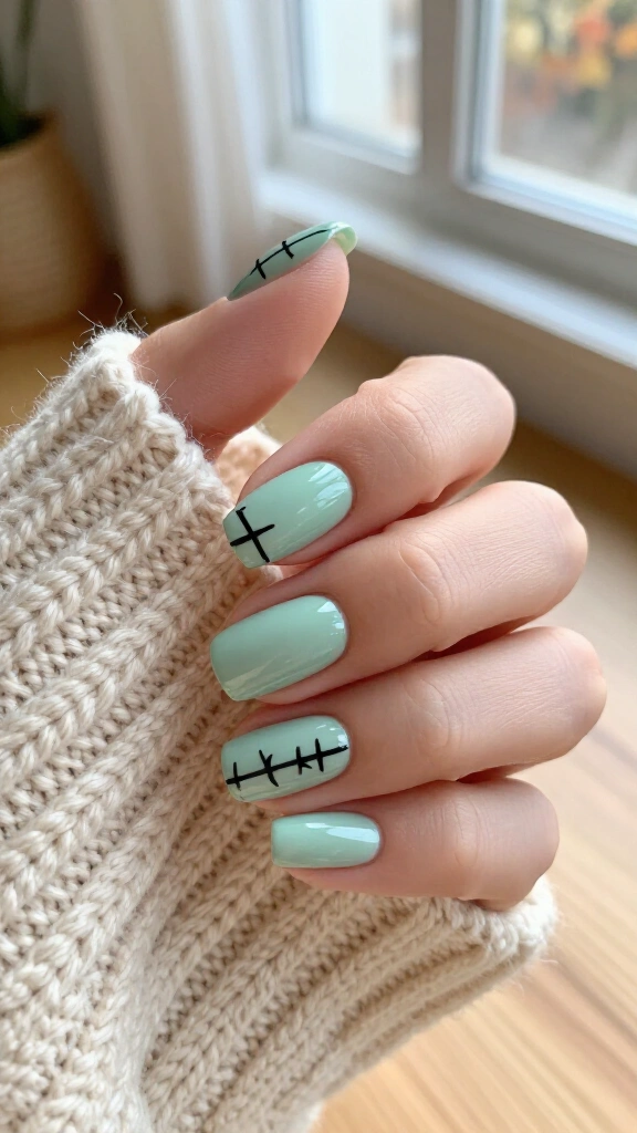 Frankenstein Pastel Stitches