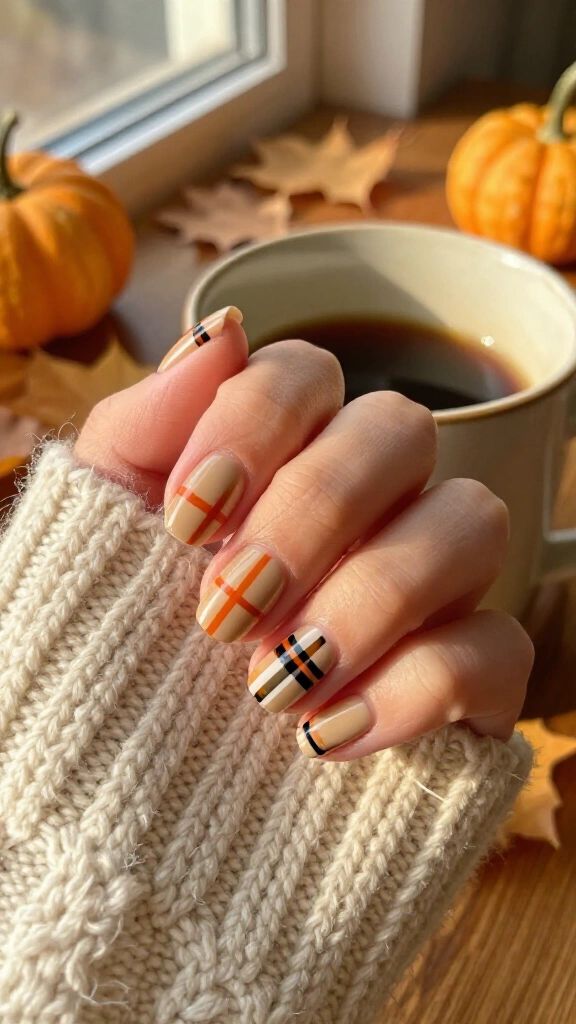 Autumn Plaid with a Spooky Twist