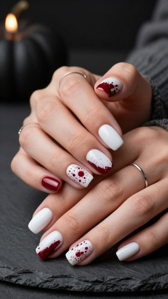 Splattered "Blood" Drips
