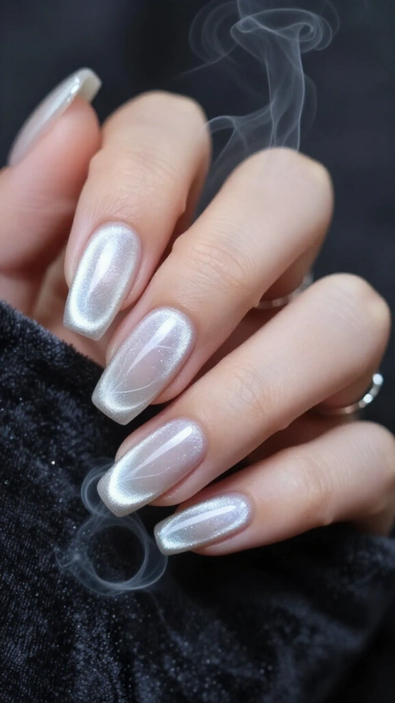 White velvet cat-eye phantom