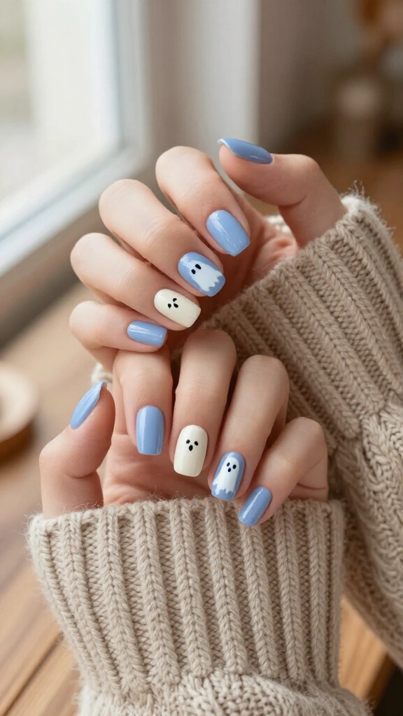 Pastel Periwinkle Ghouls
