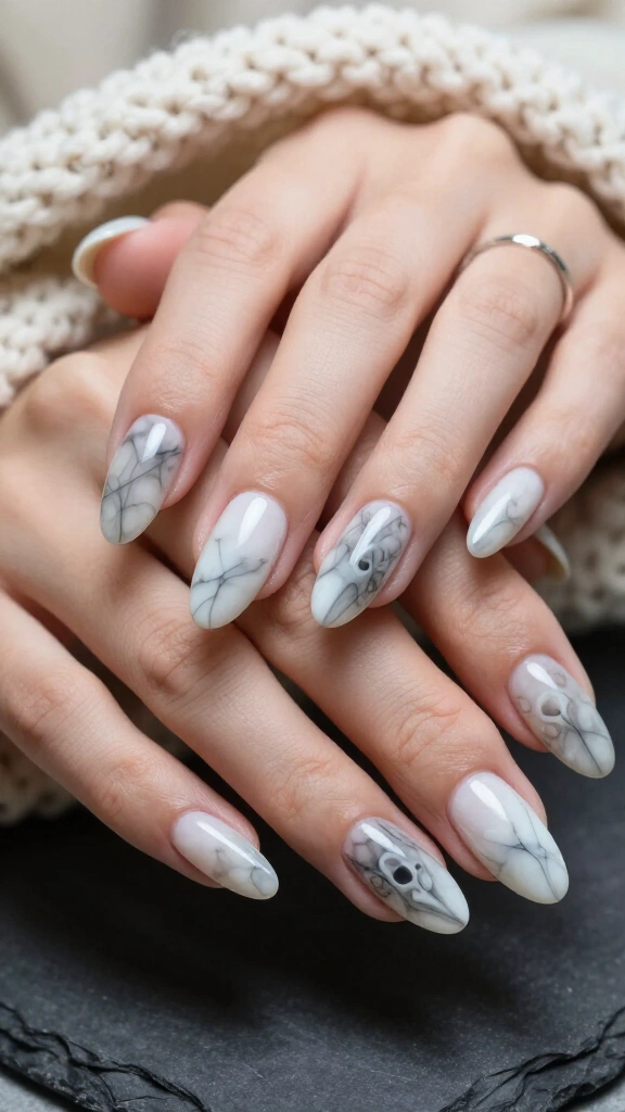 Haunted marble quartz