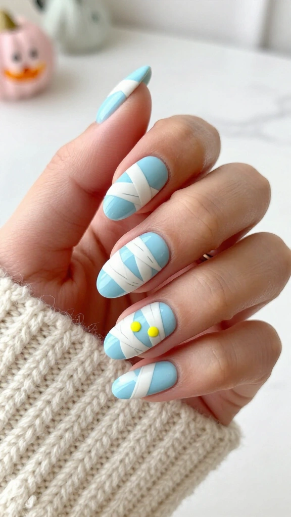 Baby Blue Mummy Wraps