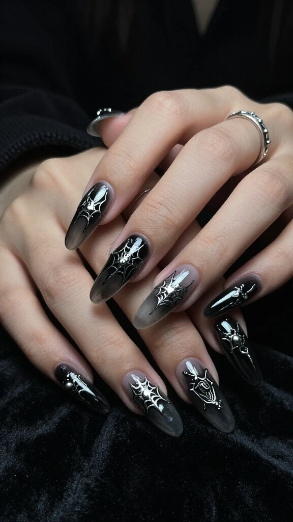 Smoked Glass & Chrome Filigree