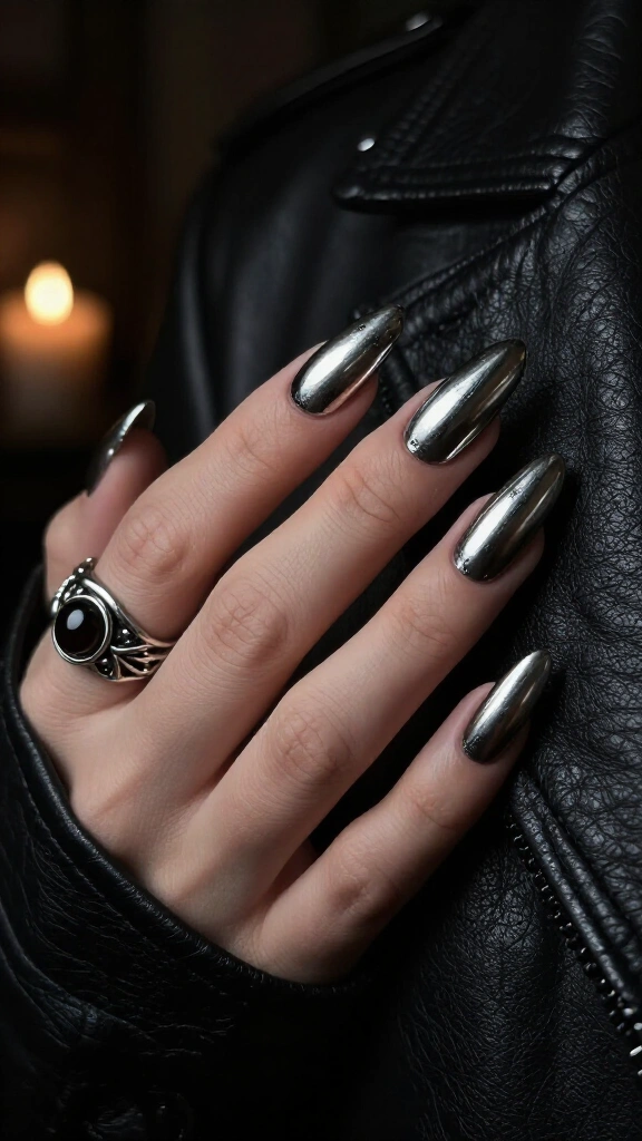 Antique Pewter Metallic Finish
