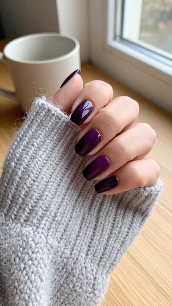 Velvety Midnight Plum