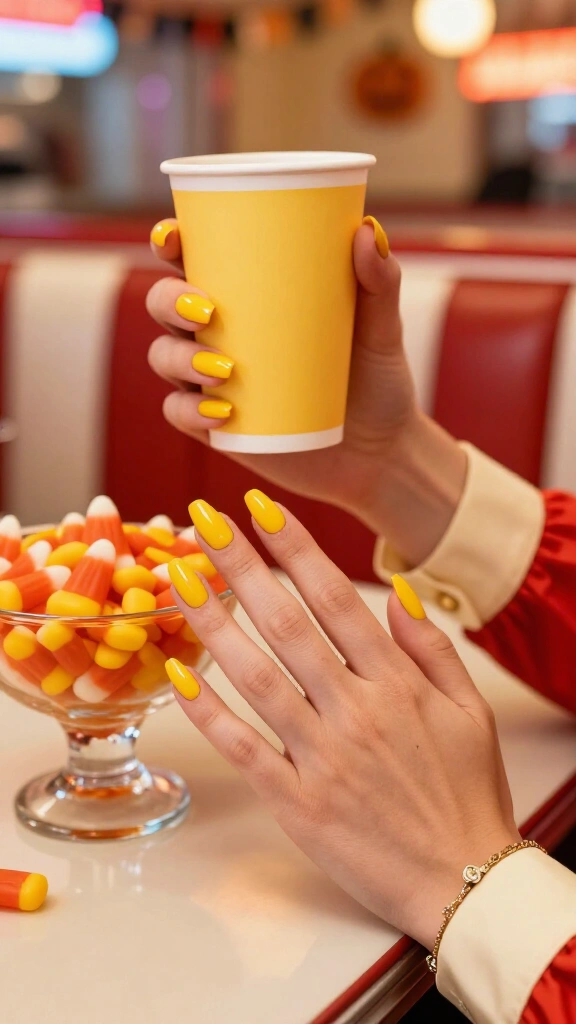 Candy Corn Saffron Yellow