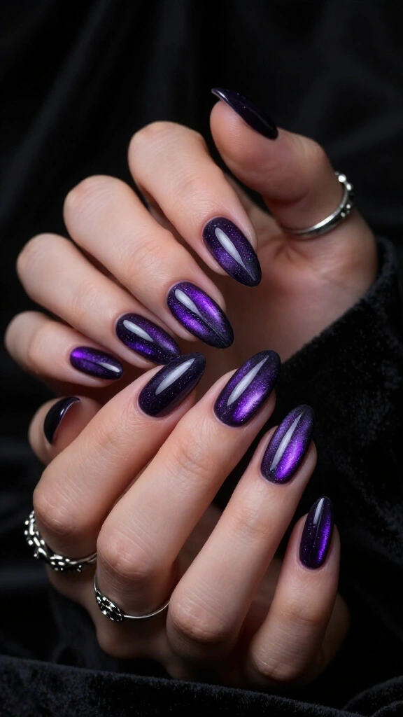 Phantom Violet Double-Line Cat Eye