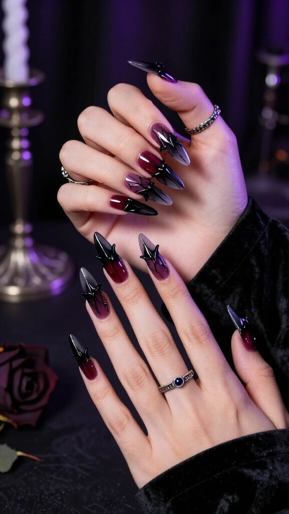 Molded Bat Wing Silhouette Extensions