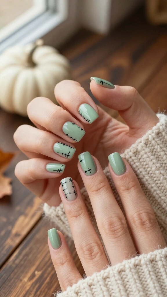 Subtle Frankenstein Stitches