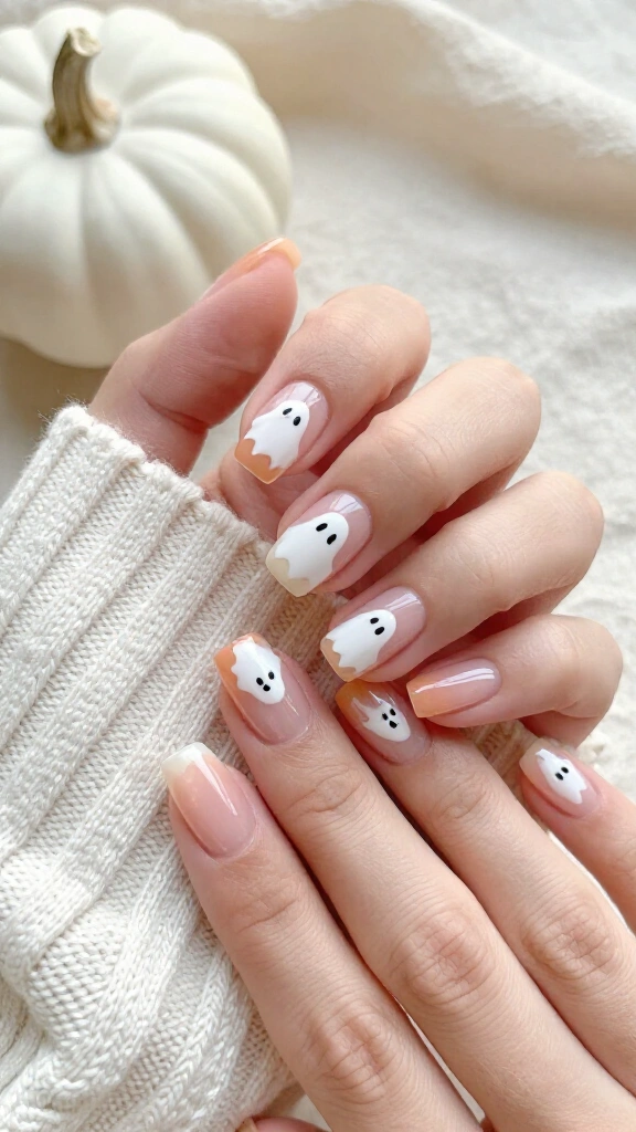 Peachy Boo Floating Ghosts