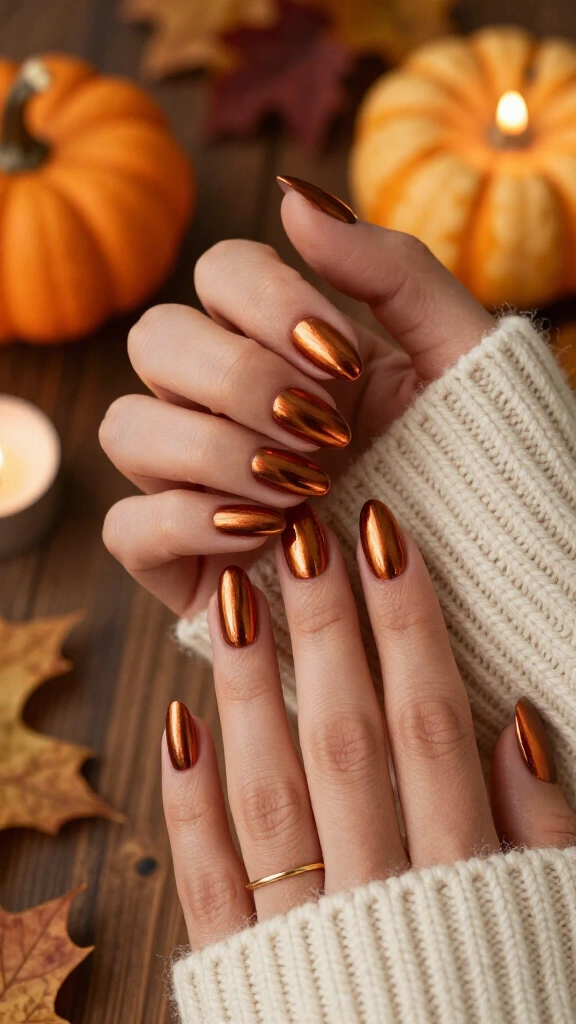 Burnished Copper Pumpkin Chrome