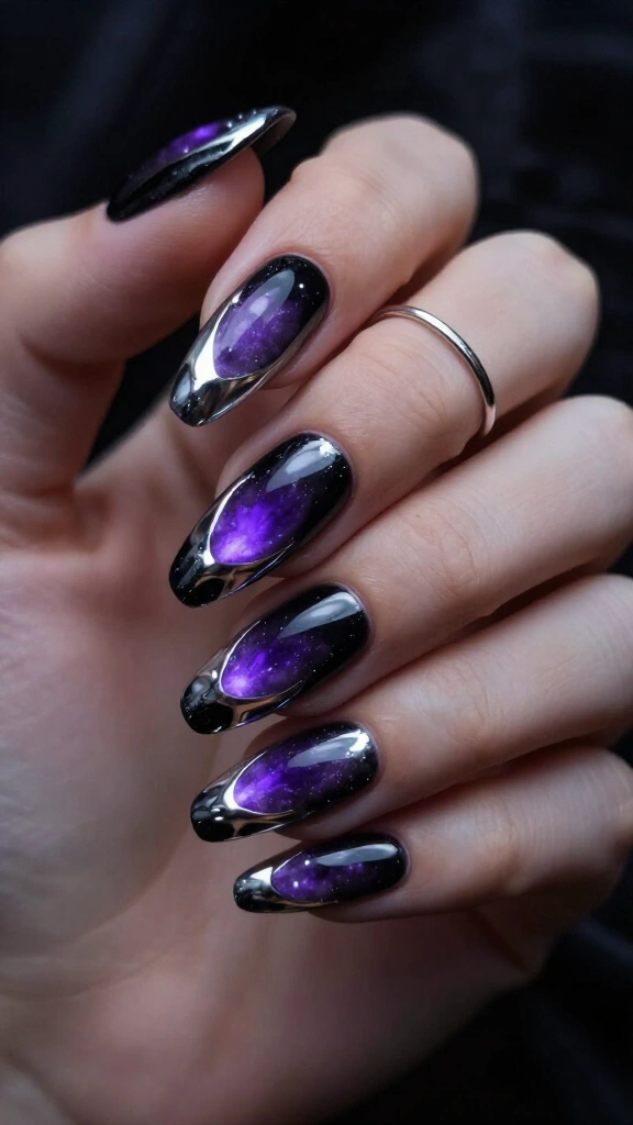 Electric Amethyst Aura Chrome