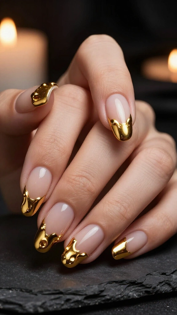 Bleeding Gold Melting French
