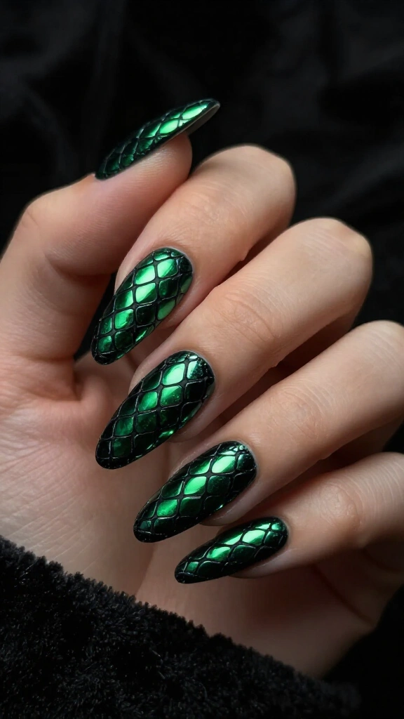 Cursed Emerald Snake Scales