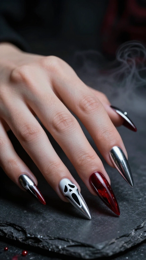 Michael Myers Bloody Stiletto Daggers