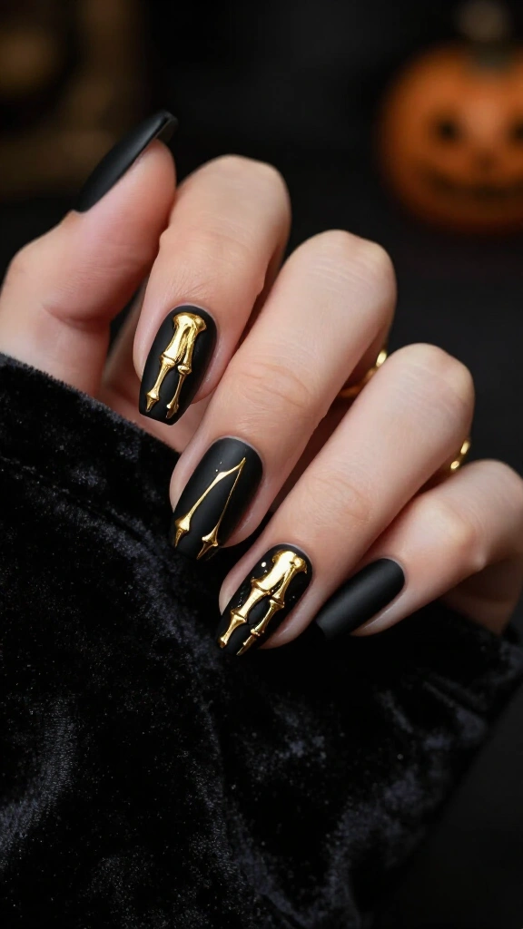 Gilded Skeleton Bones