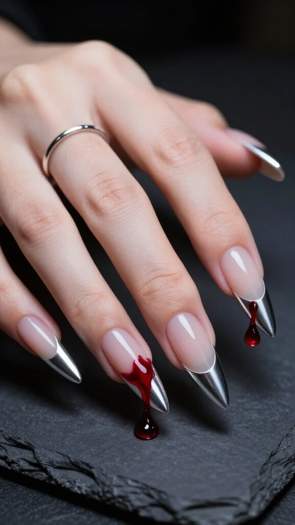 Scream Queen Dripping Chrome Blades