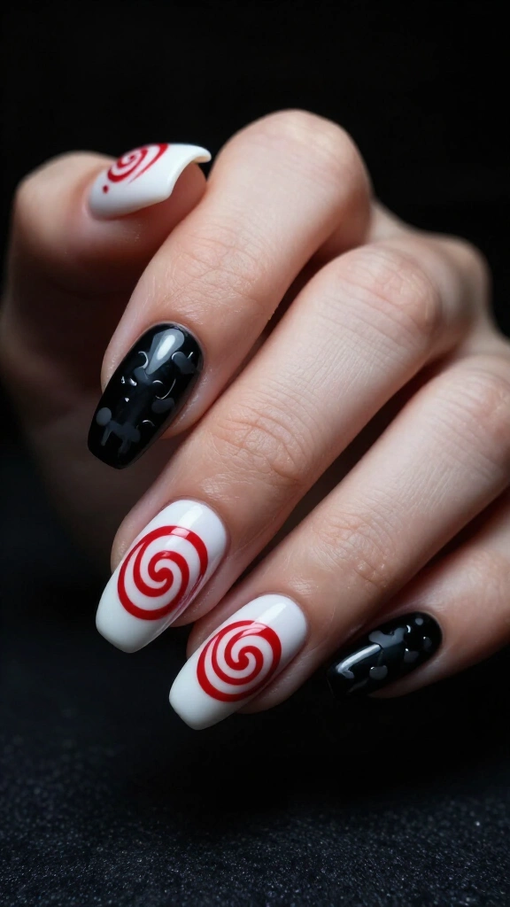 Jigsaw Spiral Cheeks & Monochrome Puzzle Pieces