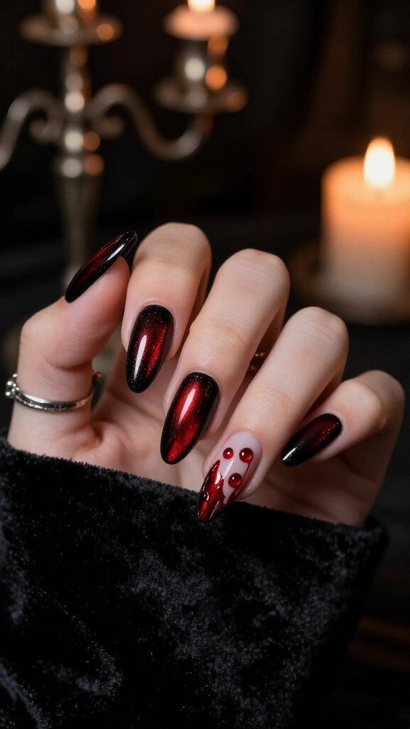Vampire Bite Punctures & Velvet Ombré