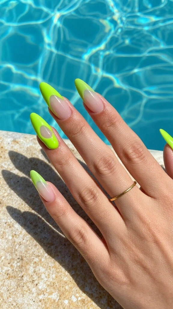 Electric Lime Slime French