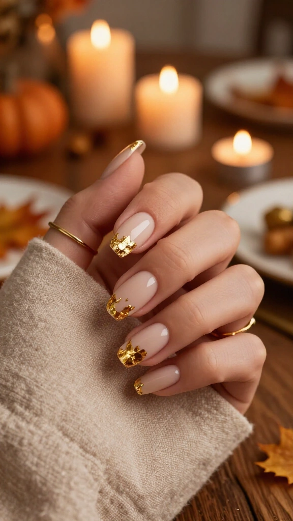Gilded Gold Leaf Accents