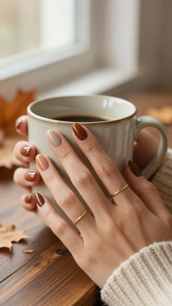 Warm Pecan Monochromatic Mix