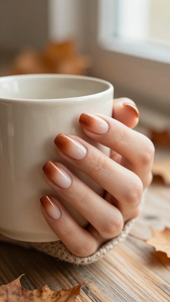 Muted Cinnamon Sugar Ombré