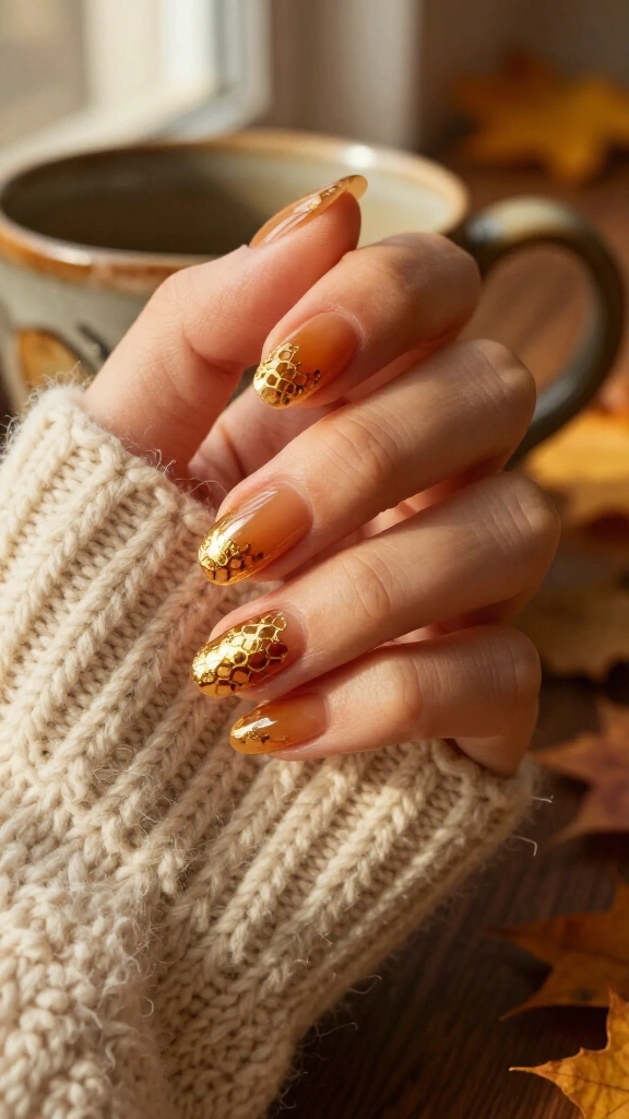 Golden Honeycomb Foil