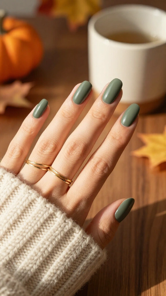 Muted Olive Matte