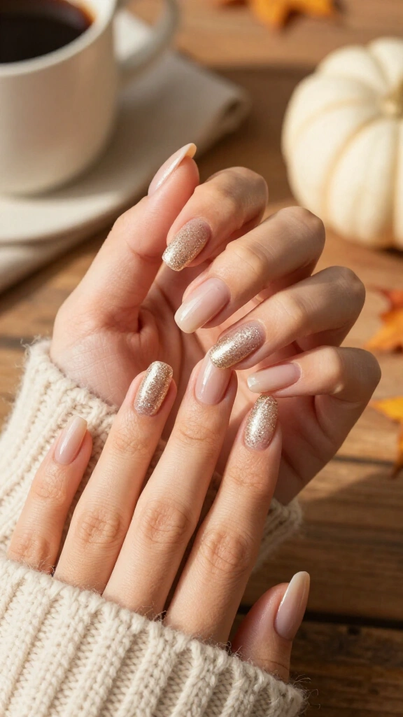 Sparkling Cider Glitter Tips