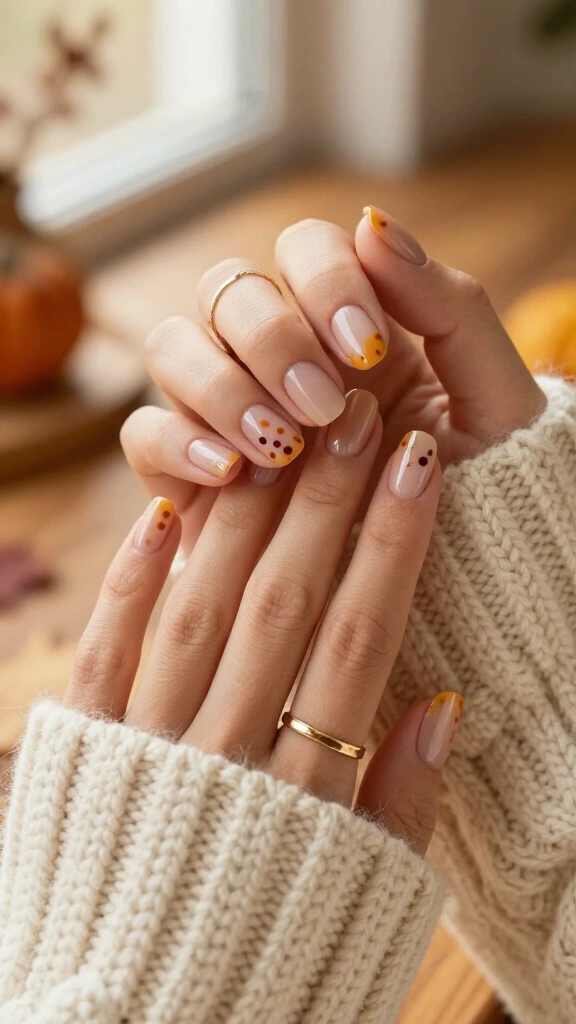 Minimalist Autumn Dotting