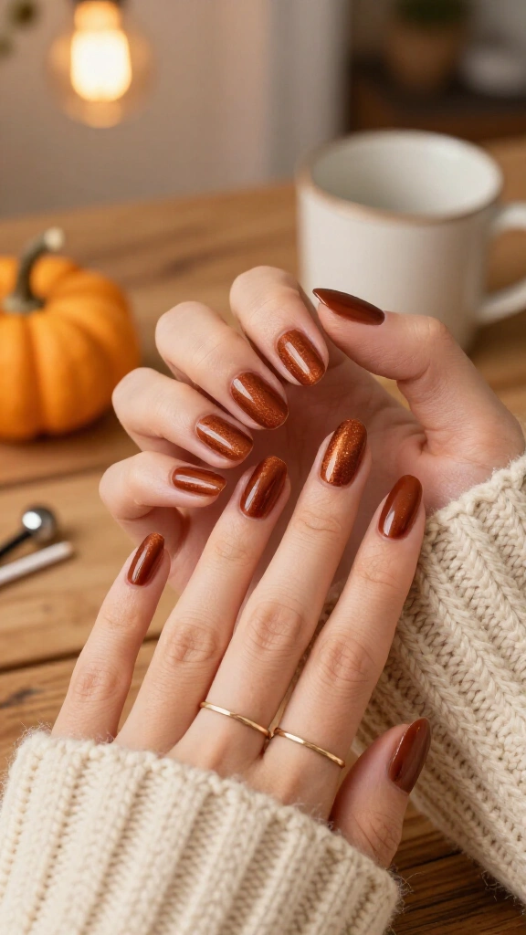 Chestnut Brown Velvet Illusion