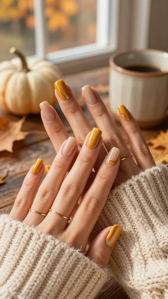 Golden Mustard French Waves