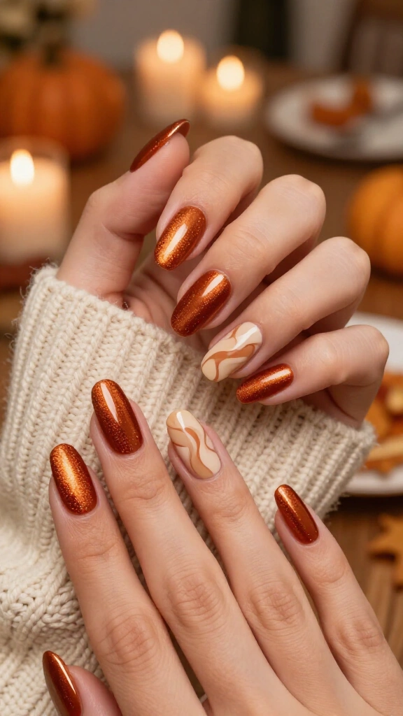 Warm Pumpkin Spice Velvet Swirls