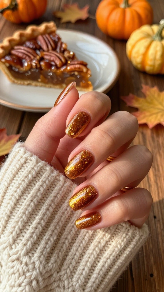 Gilded Pecan Pie Shimmer