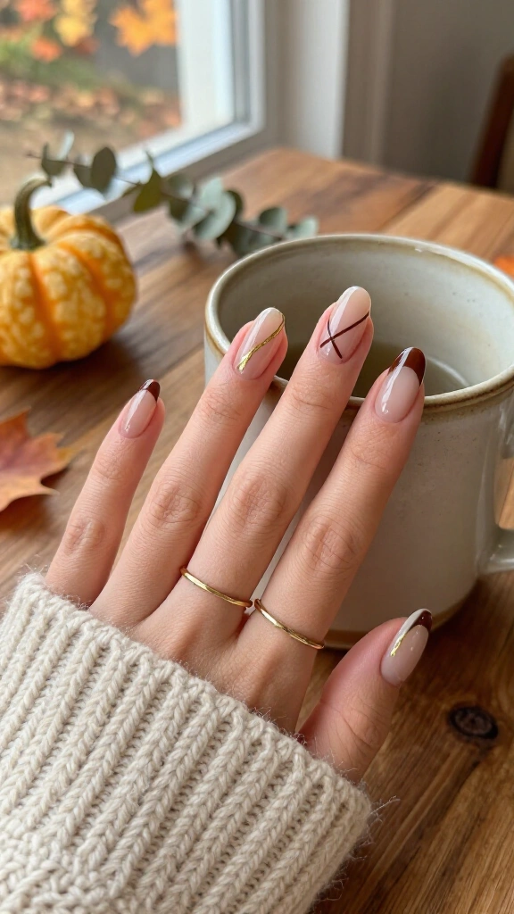 Neutral Plaid Fine Lines
