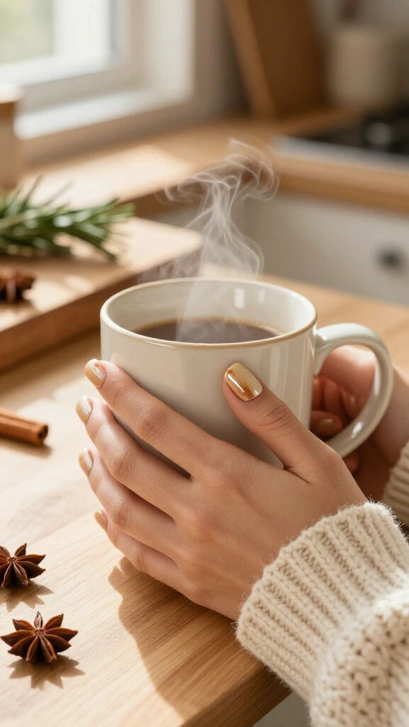 Warm Spiced Chai Latte