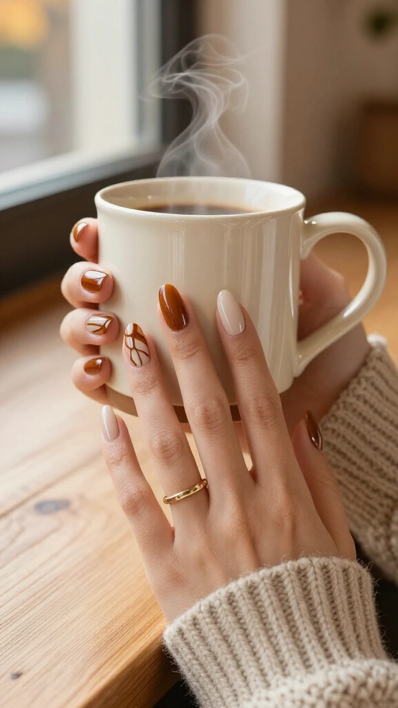 Warm Caramel Latte Swirls
