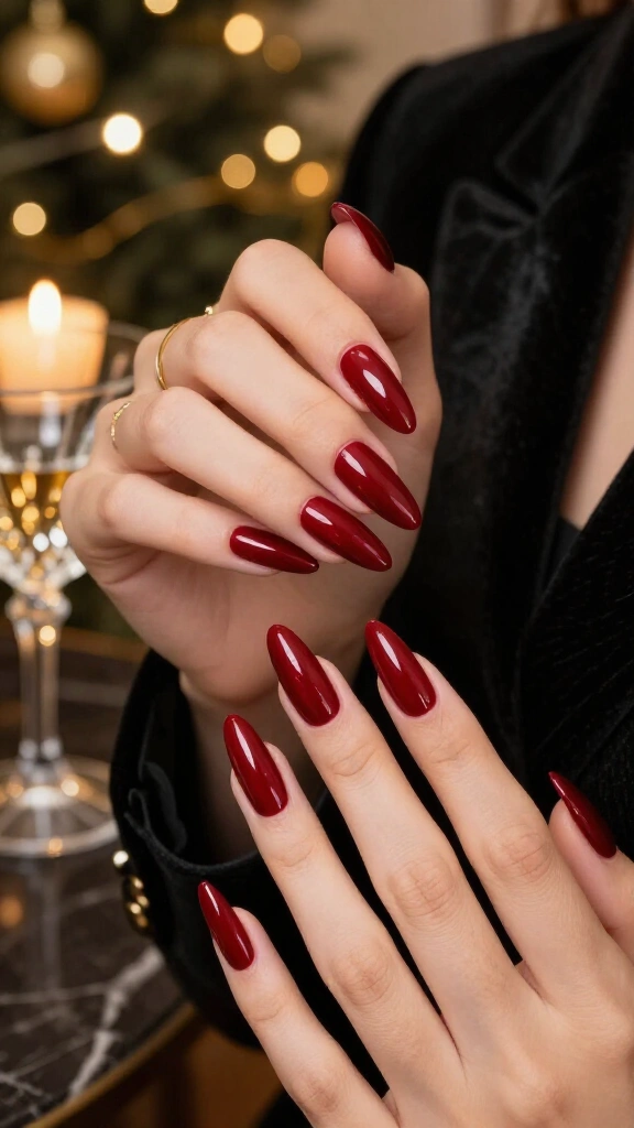 Classic Glossy Cherry Stilettos