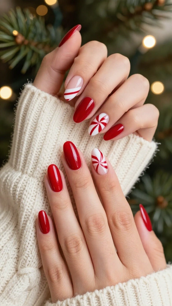 Candy Cane French Accents