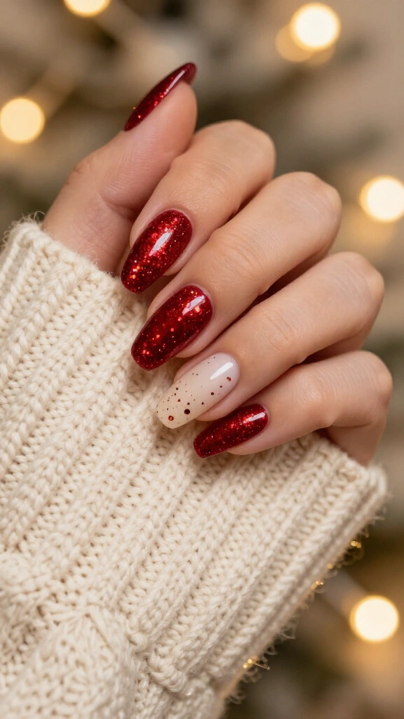 Micro-Glitter Ruby Almonds