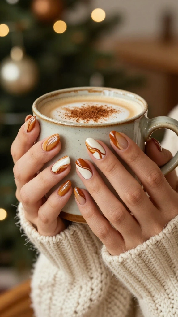 Gingerbread Latte Swirls