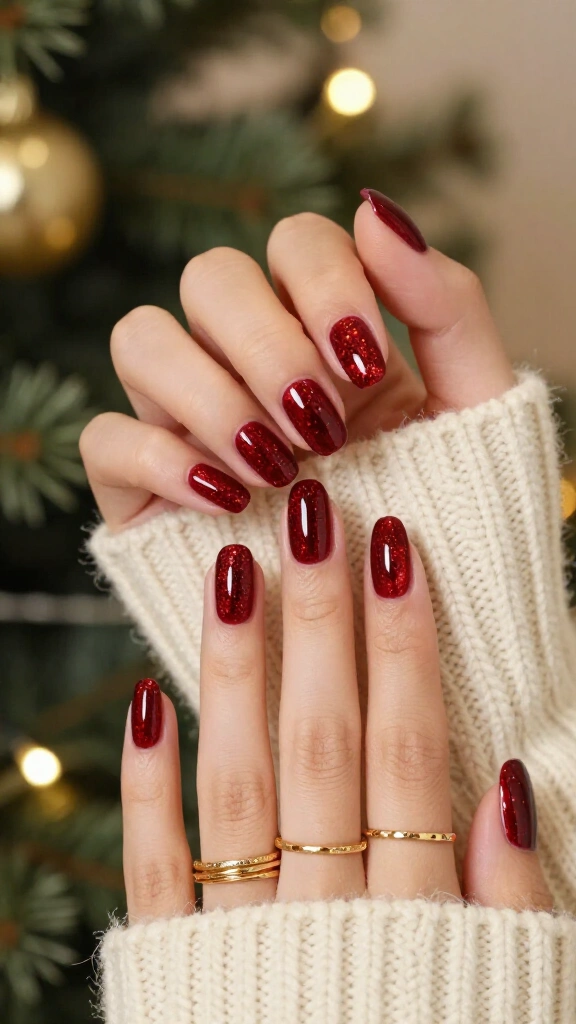 Shimmering Cranberry Jellies